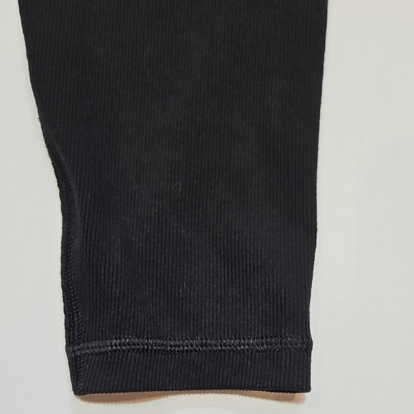 Athleta Rise Up Rib 7/8 Tight Leggings in Black - Size S - Picture 2 of 7